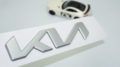 Kia Yeni Nesil Gri Metal Kaput Bagaj 15cm Logo Arma