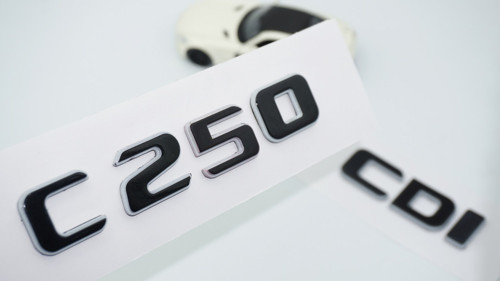 C 250 Cdi Bagaj Gri Siyah Abs Yazı Logo Benz İle Uyumlu