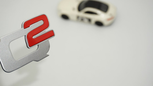 Alfa Romeo Q2 Kırmızı Gri Bagaj Logo Arma Bagaj Arma
