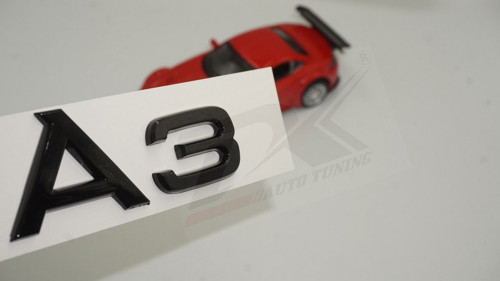 Audi A3 Bagaj Siyah 3m Yazı Logo Arma