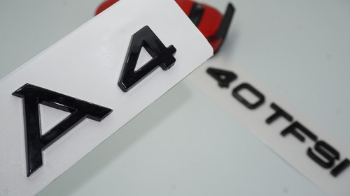 Audi A4 40 Tfsi Parlak Siyah Abs Bagaj Yazı Logo Arma