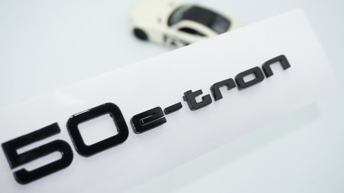 50 E-tron Bagaj Siyah Abs Yazı Logo Audi İle Uyumlu