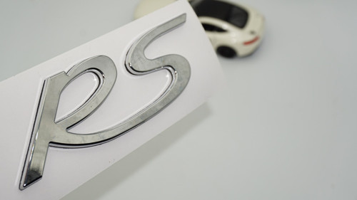 Porsche Rs Bagaj Gümüş Krom Abs Yazı Logo Amblem