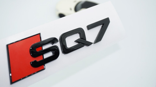 Sq7 Siyah Abs 3m 3d Bagaj Logo Audi İle Uyumlu