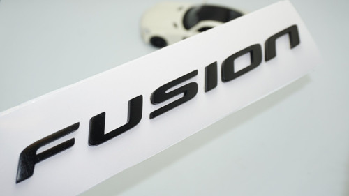 Fusion Bagaj Siyah Abs 3m 3d Yazı Logo Ford İle Uyumlu