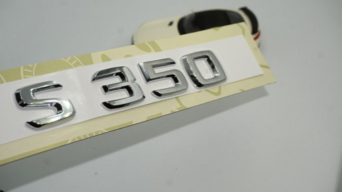 S350 Bagaj Krom Abs Yazı Logo Arma Benz İle Uyumlu