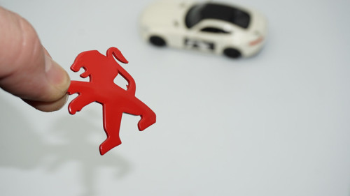 Direksiyon Kırmızı Logo Amblem Arma Peugeot İle Uyumlu