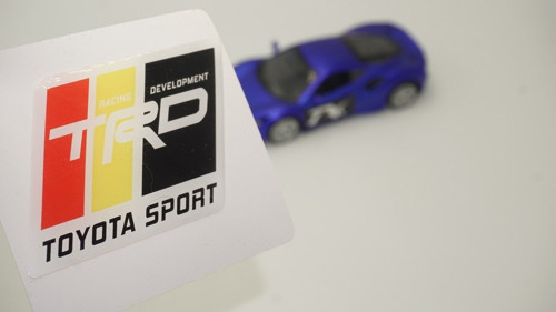 Toyota Trd Sport Logo Damla Silikon Plaka Logo Arma Amblem Yeni S