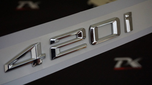 Bmw 420i Bagaj Krom Metal Yazı Logo Arma