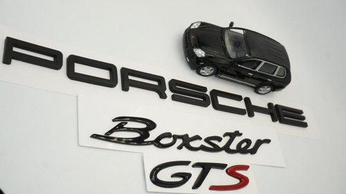 Porsche Boxster GTS Bagaj 3M 3D ABS Yazı Logo Amblem Seti