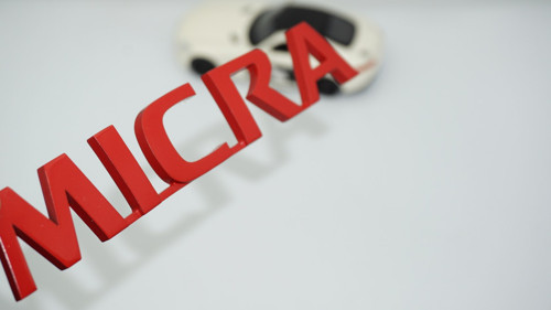 Nissan Micra Kırmızı Abs 3m 3d Bagaj Yazı Logo Arma