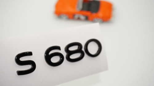 S680 Maybach Bagaj Siyah Abs Yazı Logo Arma