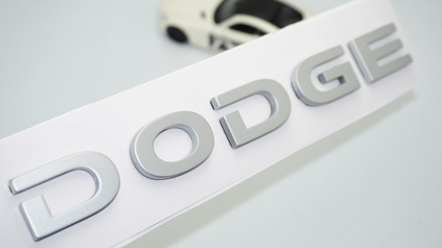 Dodge Bagaj Gri Abs 3m 3d Yazı Logo Amblem