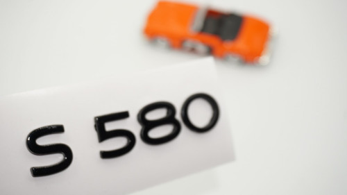S580 Maybach Bagaj Siyah Abs Yazı Logo Arma