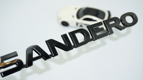 Dacia Sandero Bagaj Siyah Abs 3m 3d Yazı Logo Amblem