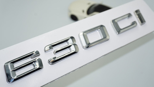 630ci Bagaj Krom Metal 3m 3d Yazı Logo Bmw İle Uyumlu