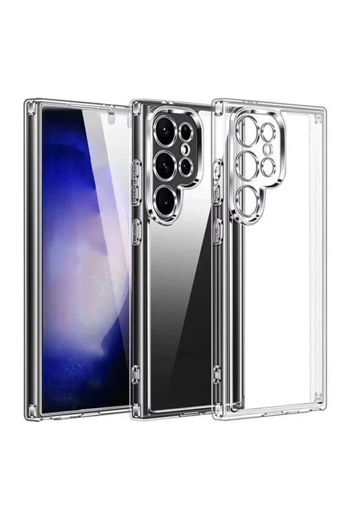 Galaxy S26 Ultra İle Uyumlu Kamera Korumalı Yüksek Kalite Tpu Şeffaf Silikon Telefon Kılıfı