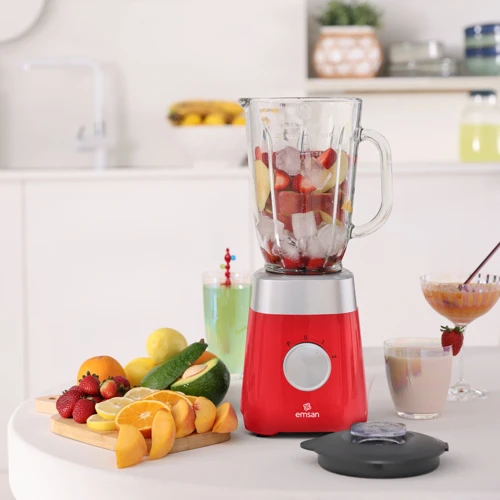 Multiblend Smoothie Blender Red 1000W