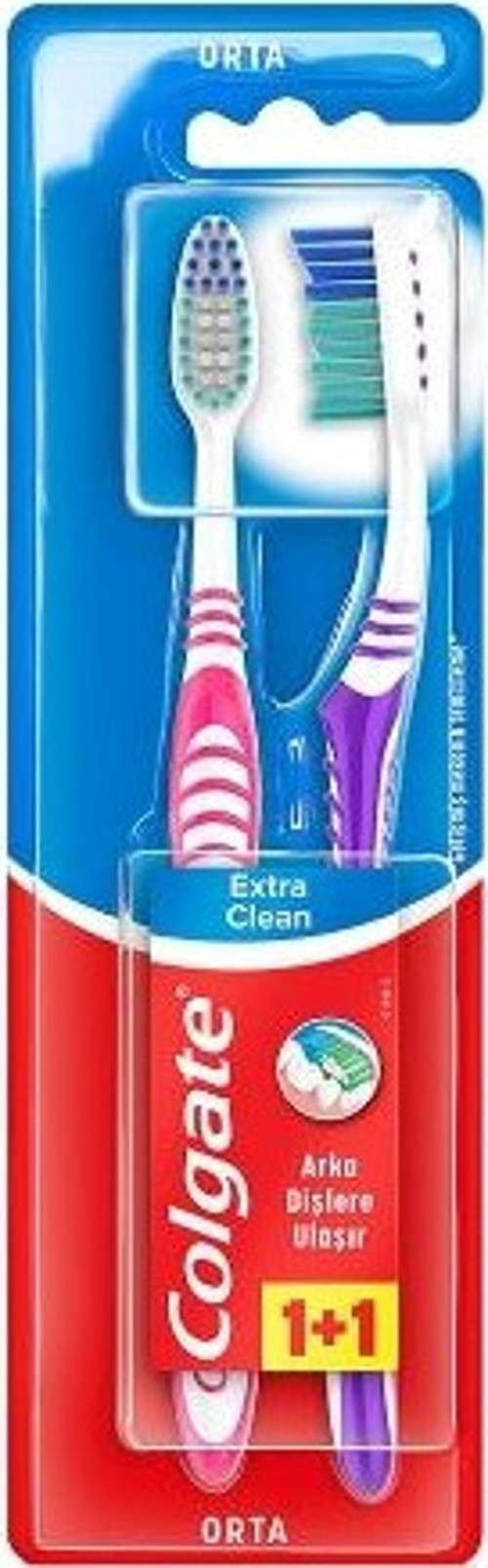 Diş Fırçası Extra Clean 1+1 Med (6'lı)