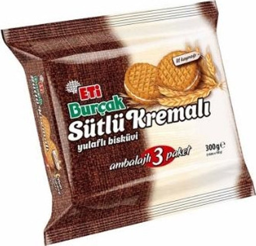 Burçak Sütlü Kremalı 3-lü 300 Gr. (4'lü)