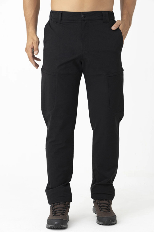 Outdoor Düz Paça Erkek Alt Eşofman Siyah 2240