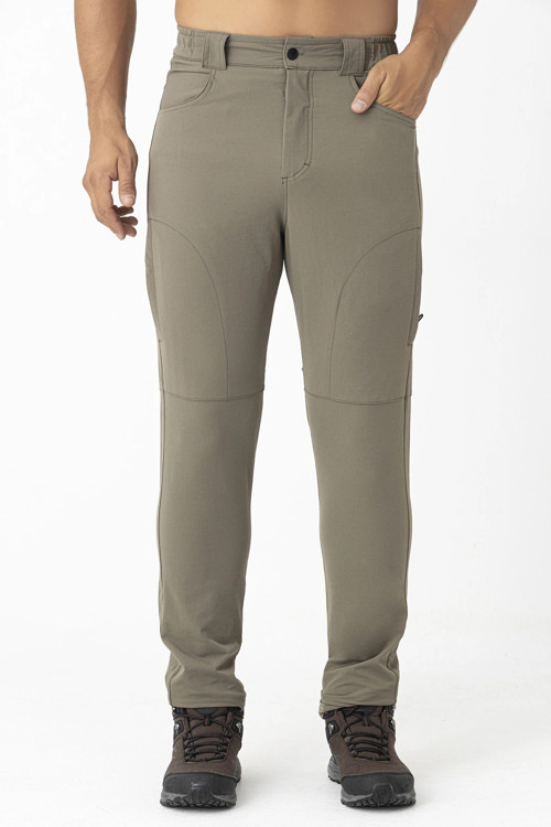 Outdoor Dar Paça Erkek Alt Eşofman Bej 2241