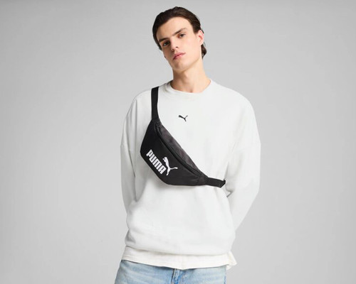 Phase Waist Bag Unisex Siyah Günlük Stil Bel Çantası 09116501