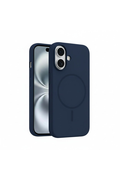 İphone Air İle Uyumlu Magsafe İle Uyumlu Kablosuz Şarj Özellikli Kadife İç Yüzey Silikon Kılıf