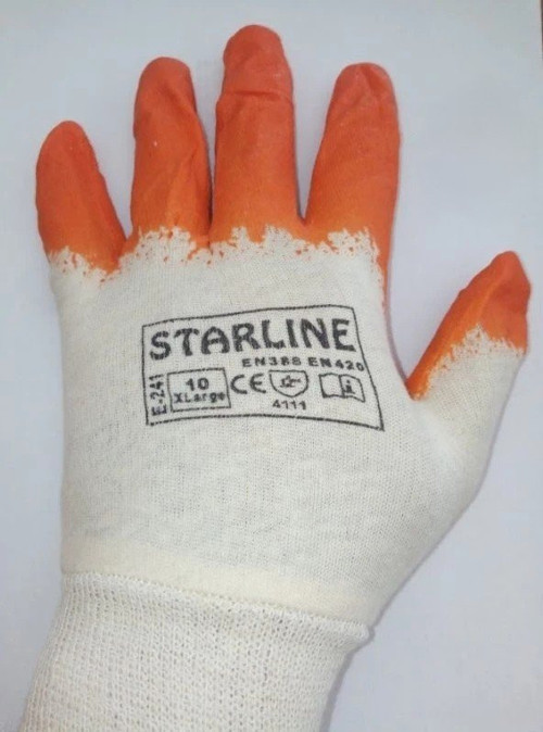 STARLINE E-241 NİTRİL ELDİVEN YARIM KAPLI NO:10 12 ADET