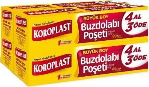 Buzdolabı Poşeti 3+1 Büyük 20'li