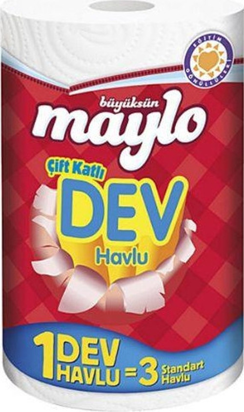 Kağıt Havlu Dev 3 Rulo 1 Arada (12'li)
