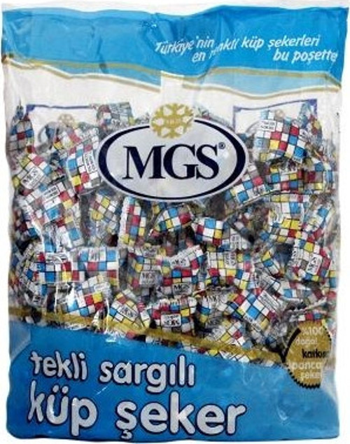 Küp Şeker Tekli Sarma Poşet 750 Gr.
