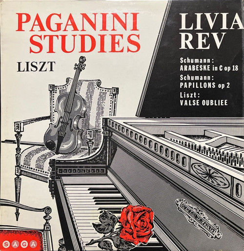 Livia Rev, Liszt – Paganini Studies Classic LP Plak