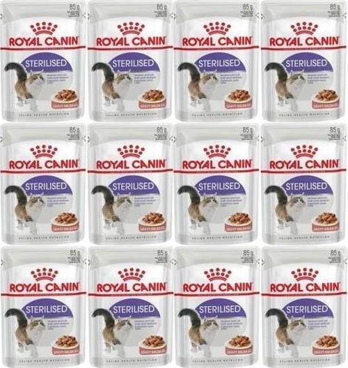 Sterilised Gravy Yaş Mama 85 gr 12 Adet