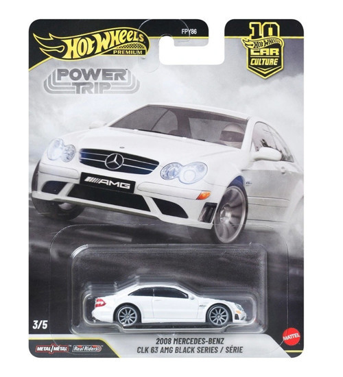 Premium 2008 Mercedes-Benz CLK 63 AMG Black Series - Power Trip (1/64) JKF29