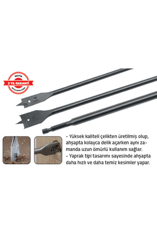 Yaprak Matkap Ucu (405) Uzun 30 mm