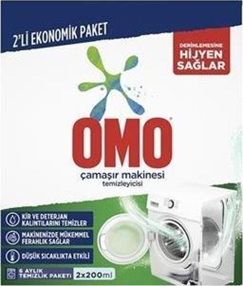 Çamaşır Makinesi Temizleyici 2x200 ml. (12'li)