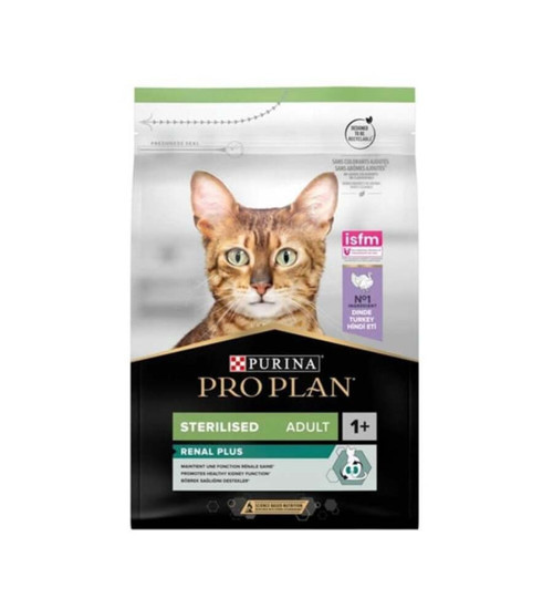 Renal Plus Kısırlaştırılmış Hindili Kedi Maması 3 Kg