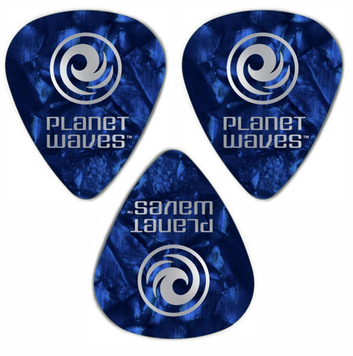 1CBUP7-3 Gitar Penası 3 Adet 1,25 mm. X-Heavy Pena Mavi