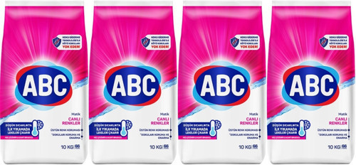 Matik Toz Çamaşır Deterjanı 40Kg (4PK*10KG) Canlı Renkler (264 Yıkama)