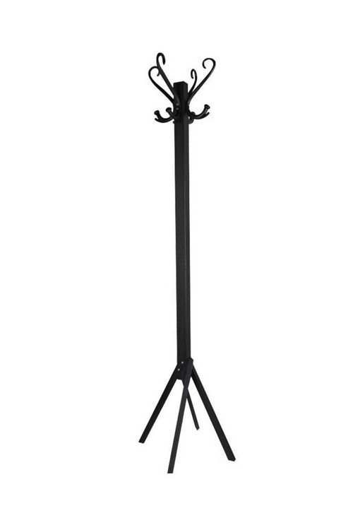 Walk Klasik Tasarım Ayaklı Askılık Siyah Metal Gövde