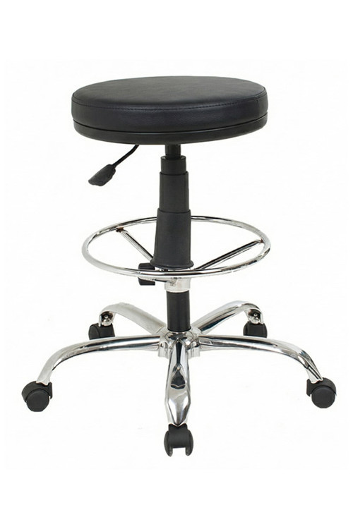 FlexWork Çemberli Tabure | Bar Tabure Siyah