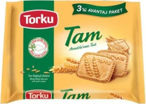 2'li Torku Tam Buğdaylı Bisküvi 3x131 Gr.