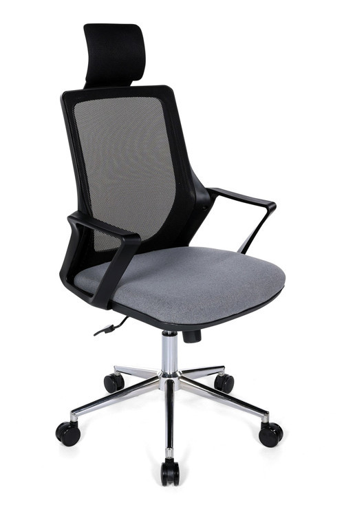 Alf Fileli Yönetici Koltuğu | Ergonomik Başlıklı Ofis Koltuğu Gri