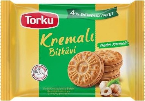 Sade Kremalı Bisküvi 4'lü 304 Gr. (24'lü)