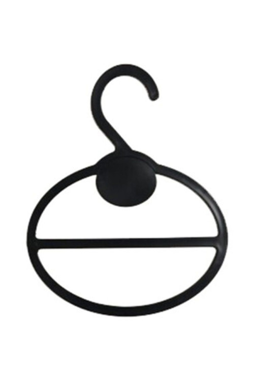 Şal Askısı Eşarp Askısı 25 Adet Siyah