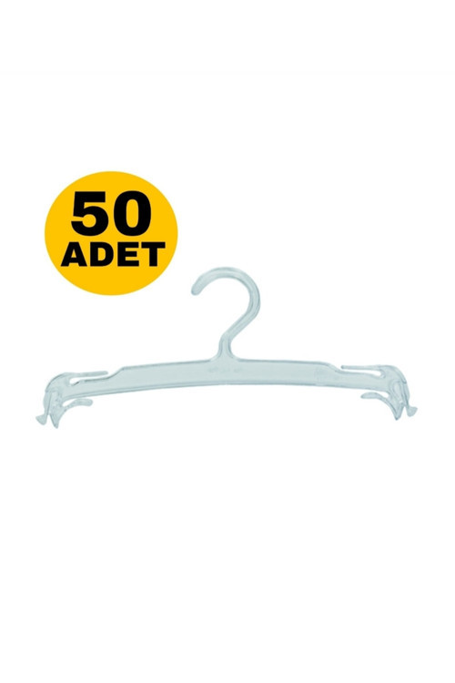 Iç Çamaşırı Askısı Şeffaf Kristal Plastik 50 Adet