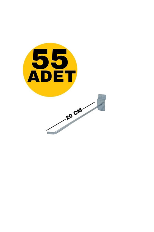Raf Kanallı Panel / Pano Askı Kancası 20 Cm 55 Adet