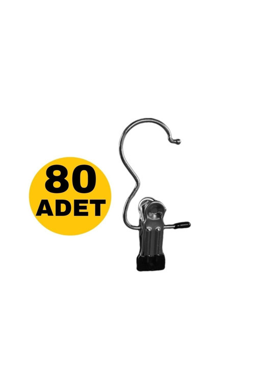 Mandallı Eşarp Askısı 80 Adet