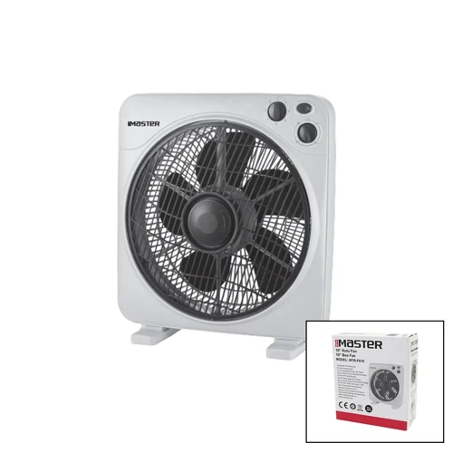 10 İNÇ KUTU FAN VANTİLATÖR 3 KADEME HIZ 6 PLASTİK KANAT 38W 60DK.ZAMAN AYARLI MTR-F610 GO-53-v